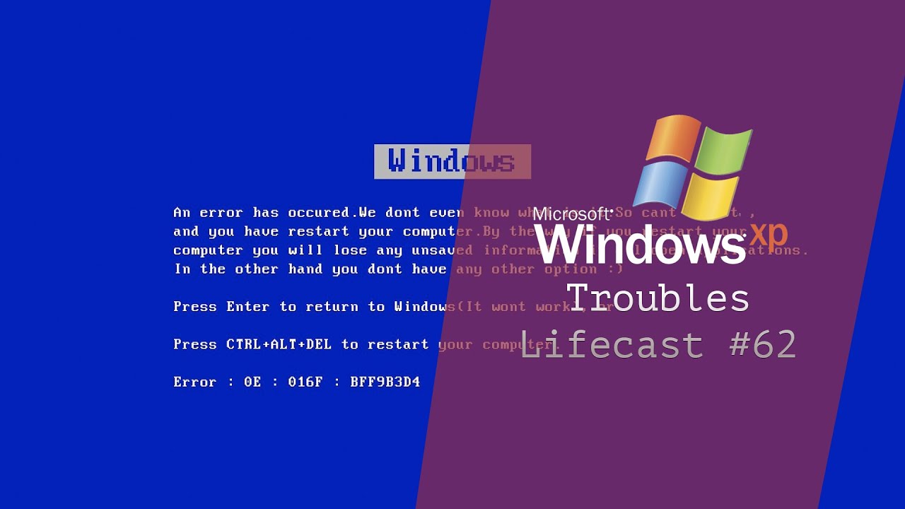 Windows XP Troubles