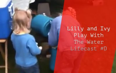 Lillian and Ivy-Maria Play With The Water